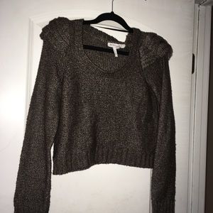 BCBGenration Sweater with statement shoulders